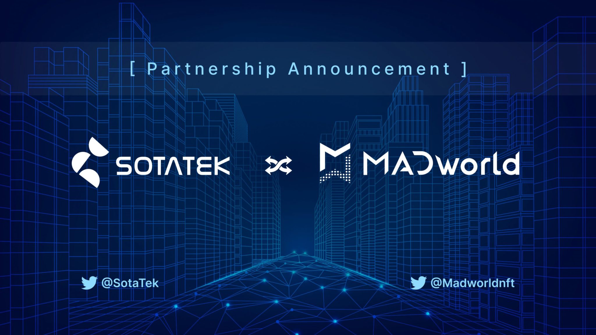 NFTマーケットプレイス を強化する締結：SotaTek x MADworld