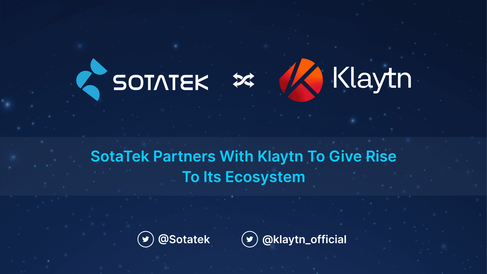 パブリック型ブロックチェーン の締結｜ SotaTek & Klaytn